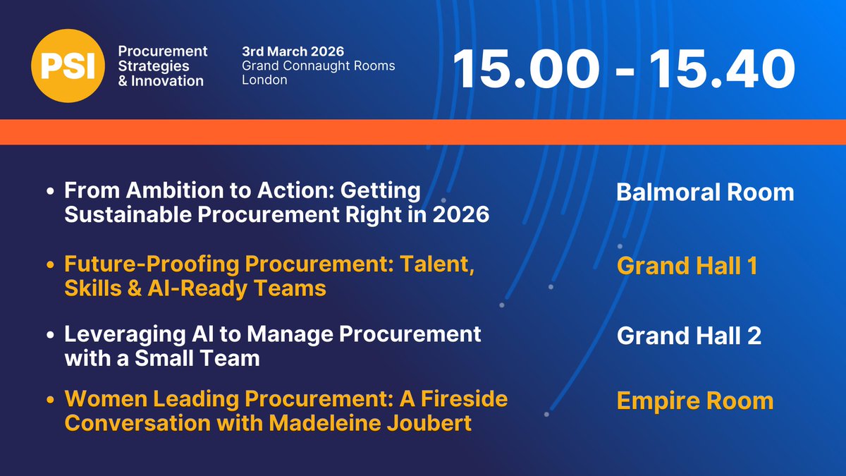 Procurement Strategies & Innovation tweet media