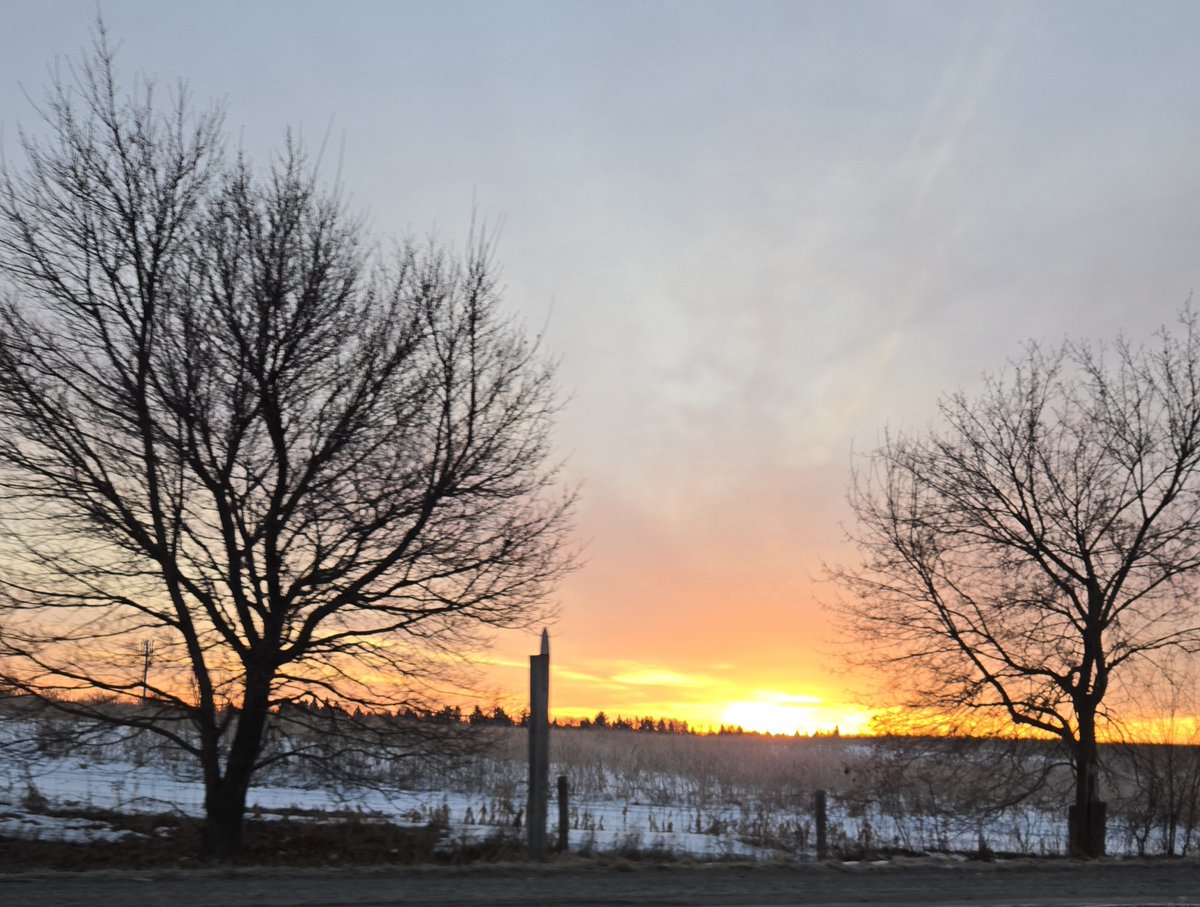 Lindakx947's tweet image. I didn't catch the 'Blood Moon' this morning but I did enjoy a beautiful sunrise!  Every sunrise is a chance to try again.☀️  Wishing you a day with good energy and positive vibes. #stayhappy #BeKindAlways