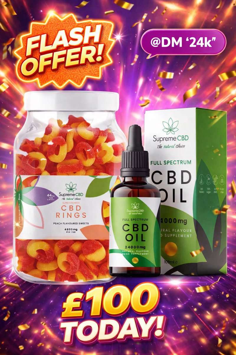 Supreme CBD - UK’s #1 CBD OIL tweet media