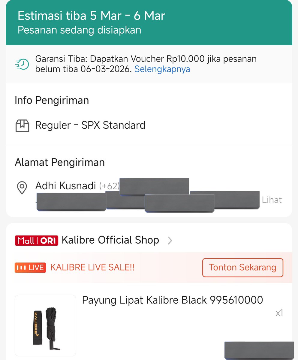 Tanggal kembar, apa yang dibeli? Payung 😌