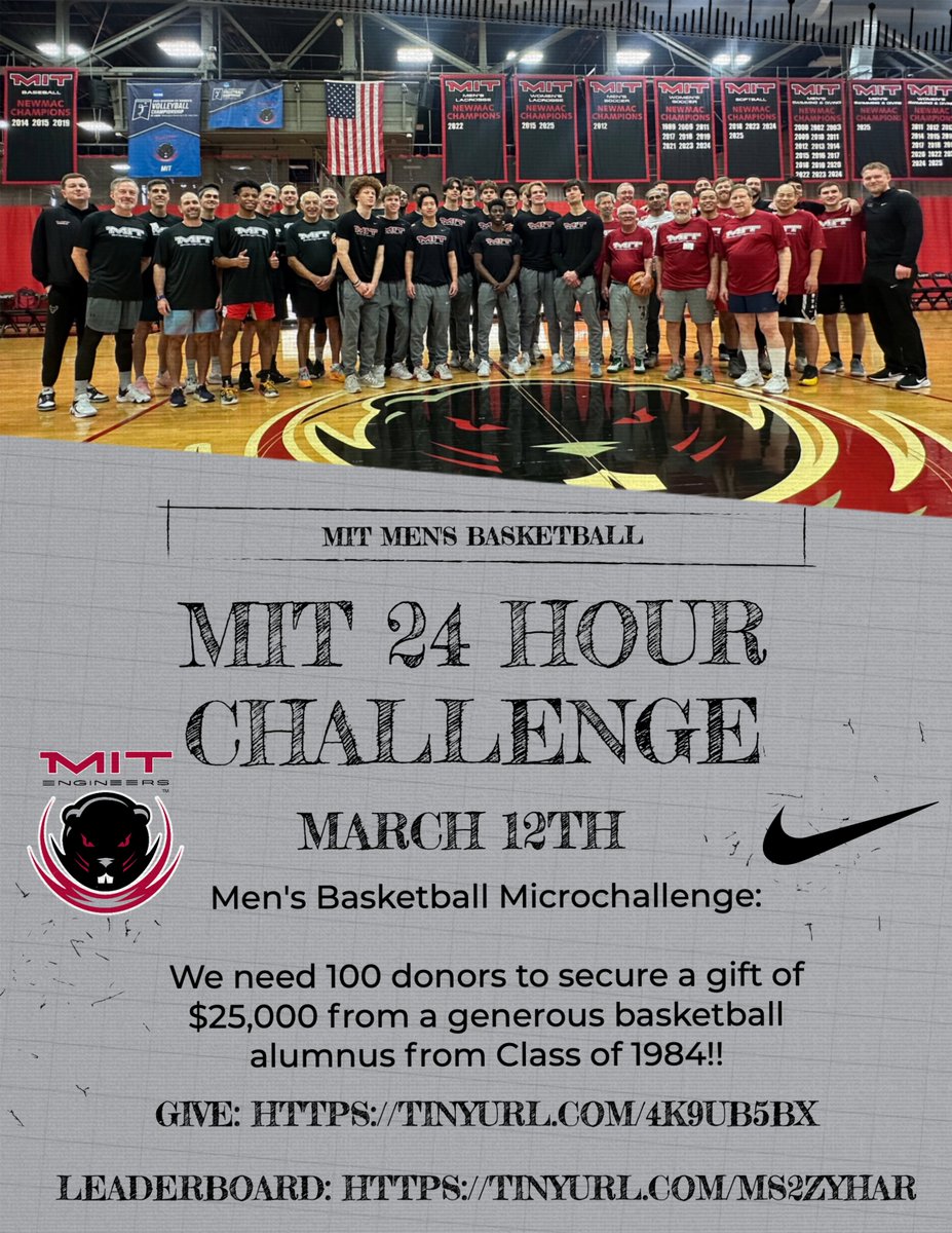 MIT Men's Basketball tweet media