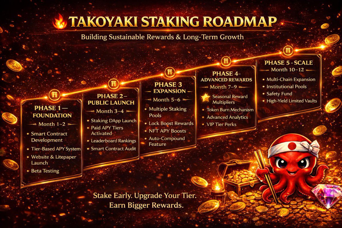 StakingTakoyaki's tweet photo. We are now on Phase 2 of the Road Map Guys!🔥🔥🔥app Link:⬇️⬇️⬇️

https://t.co/aL6pklWAQP https://t.co/hzxwMMB5SN