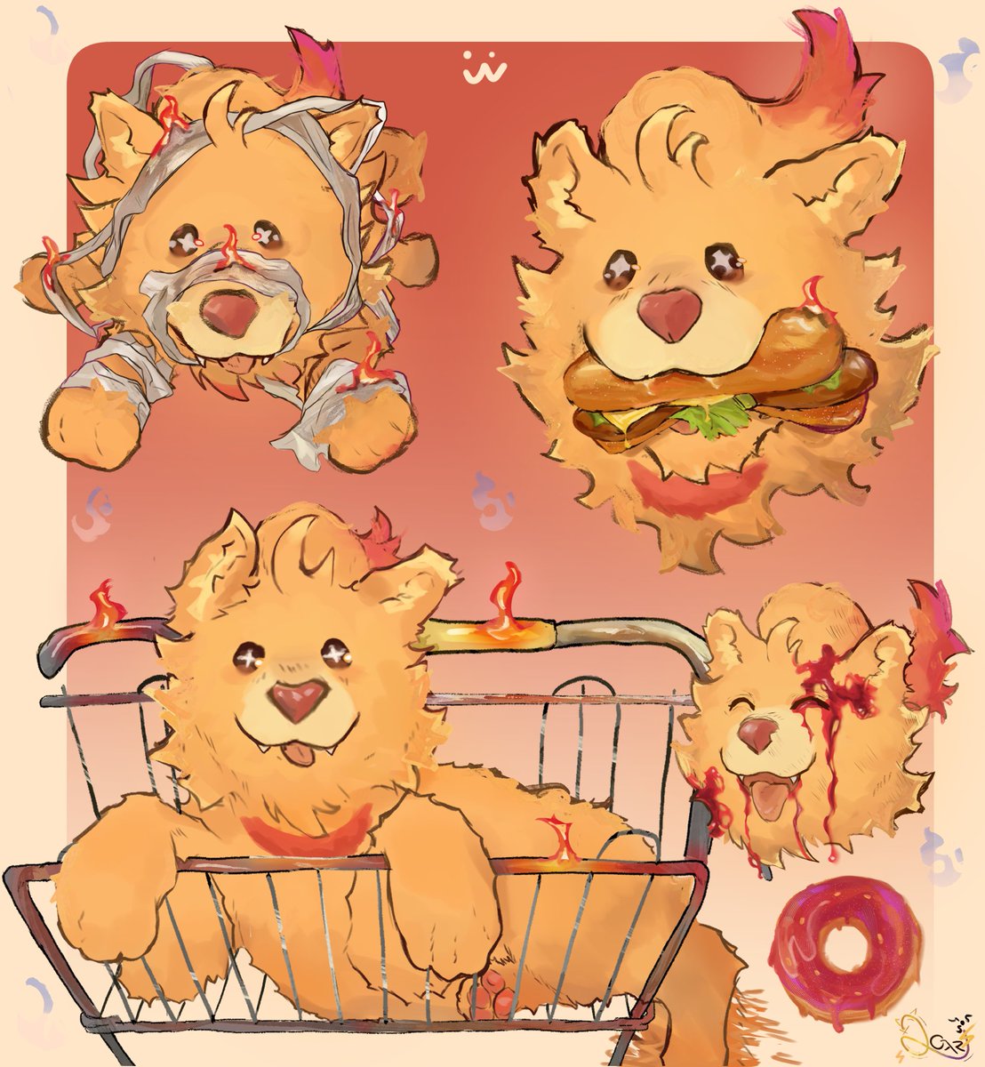 Silly hot dog   🐶
#PokemonWindsWaves #Pombon #ポケモン風波 #rengoku