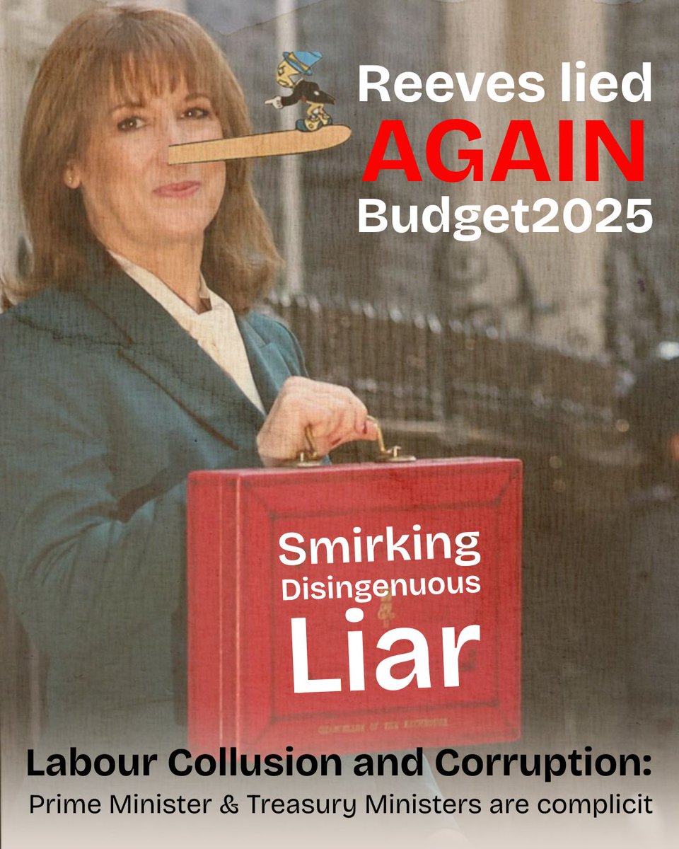 BeenDunOver's tweet photo. @RachelReevesMP Didn't answer a question, boiler plate propaganda 🥱

Same lies at the #Budget2025 and now #SpringStatement2026

#ReevesLiar
#LabourOut https://t.co/Ei5R8lmZmv