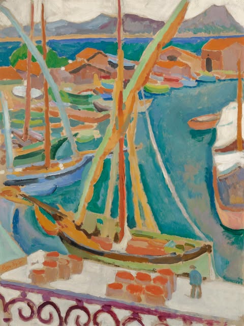 MenschOhneMusil's tweet image. The Quay, St Tropez, Roger Fry.
