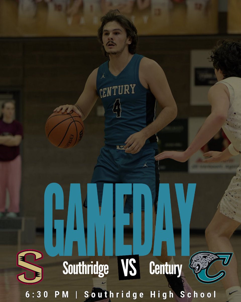 CenturyJagsBB's tweet photo. Playoffs! 

🏀 vs. Southridge Skyhawks
⌚️6:30 PM (Varsity)
📍Southridge High School 
🖥 https://t.co/ObTPCB3oGH https://t.co/RtlJvWlBa2