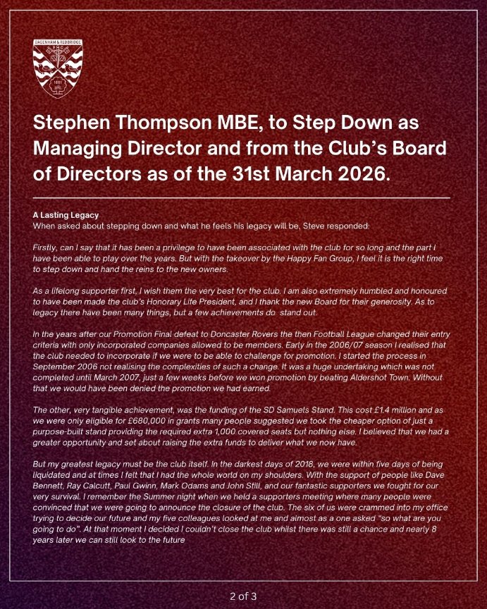 Dagenham & Redbridge tweet media