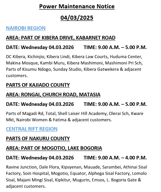 Kenya Power tweet media