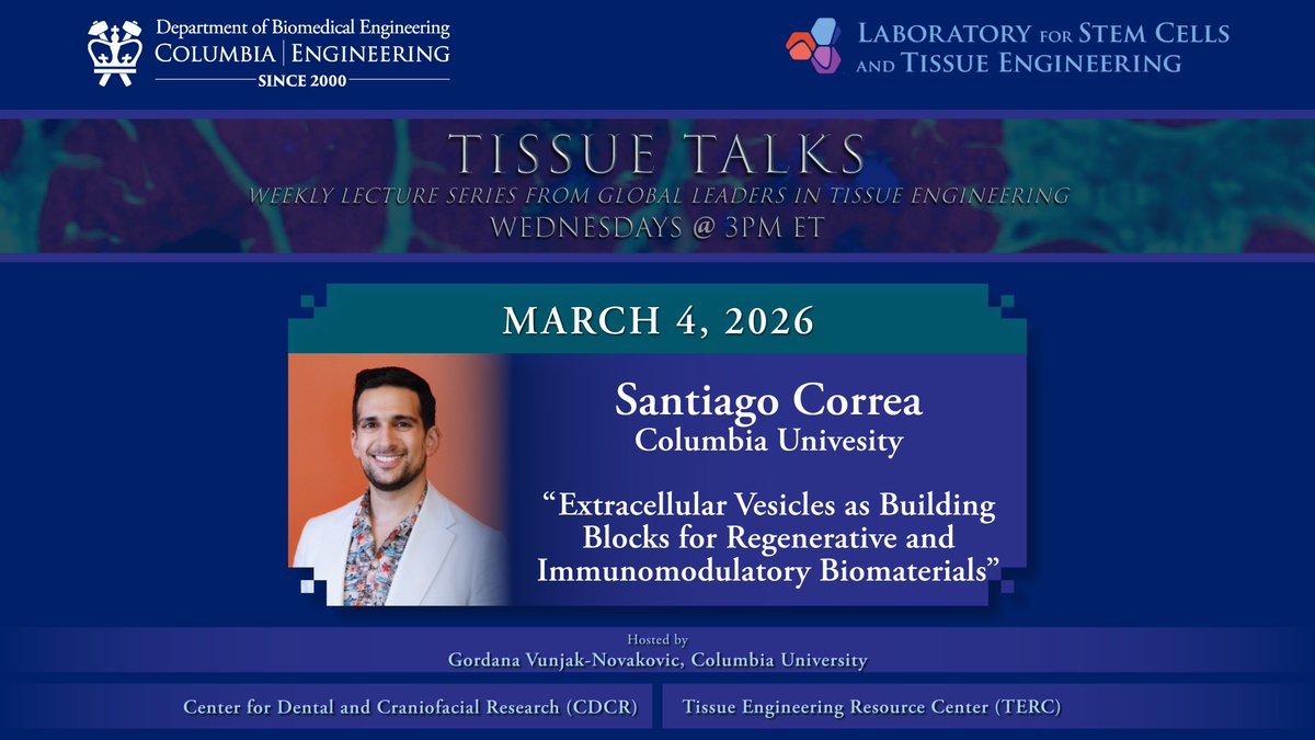 Gordana Vunjak-Novakovic tweet media