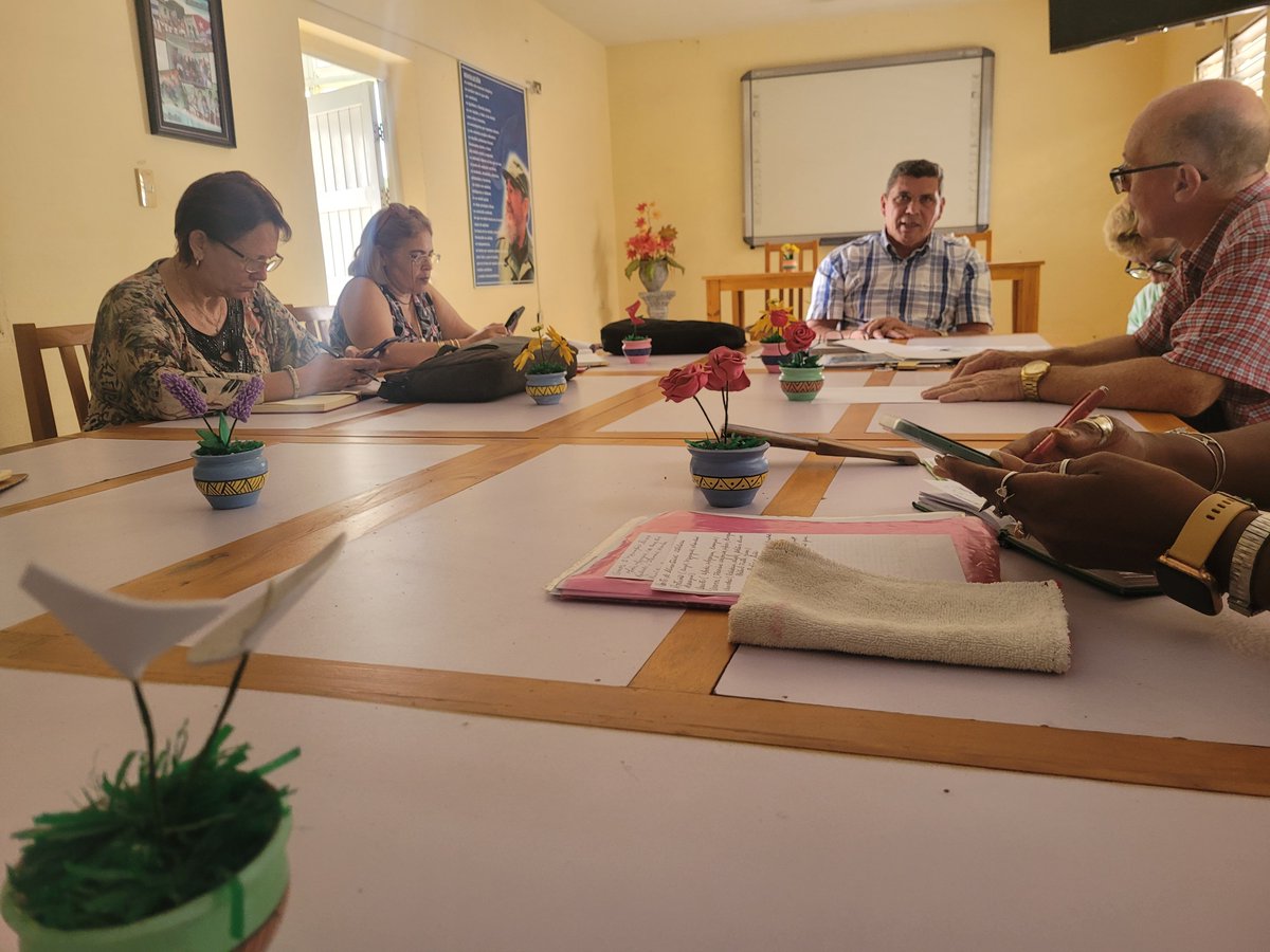 Se efectúa la puntualización semanal del grupo de dirección de la DGE,  se discuten las acciones para dar continuidad al curso escolar. #CiegodeAvila  #Mined