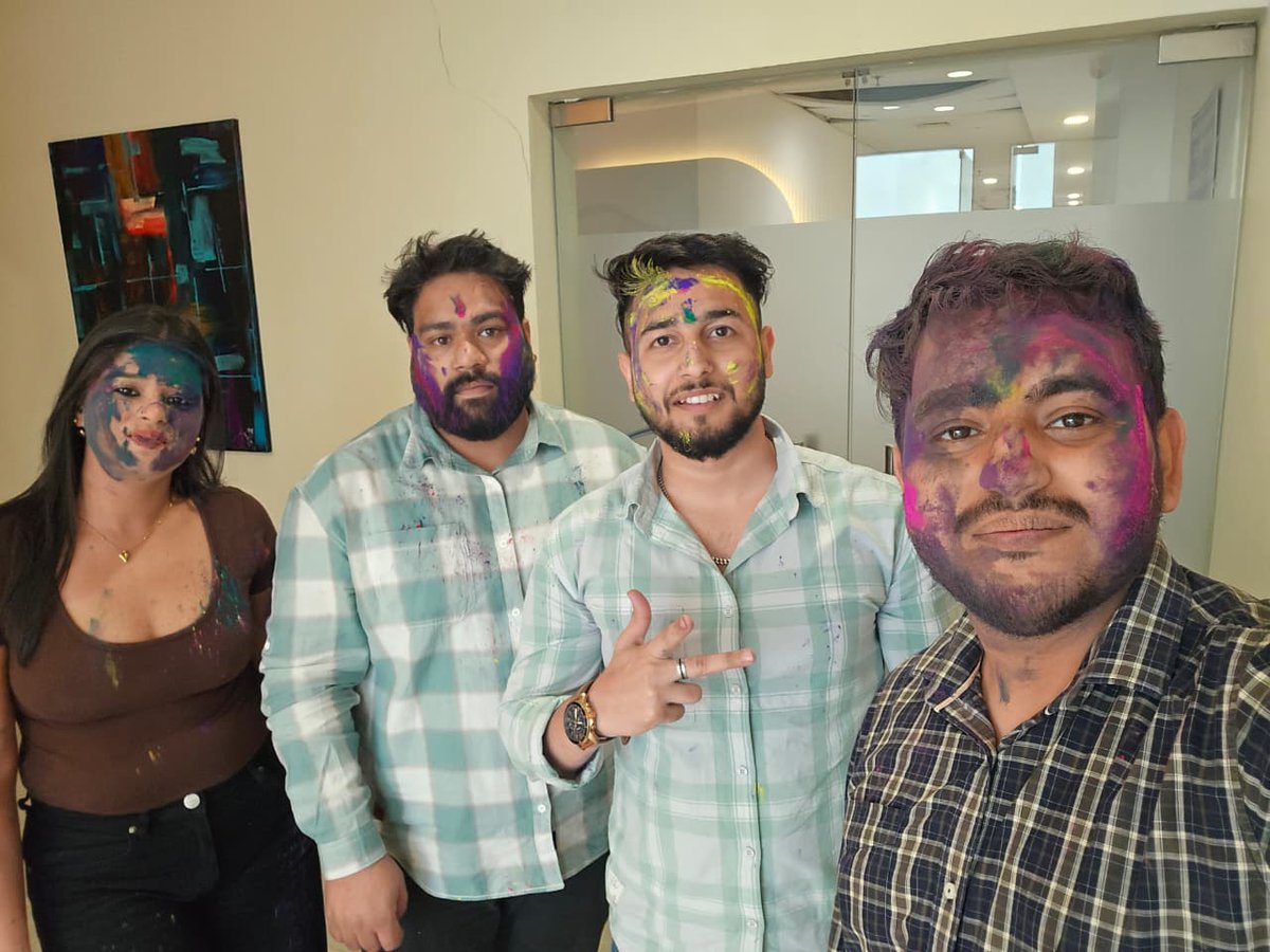 Ophtechnics's tweet photo. Colors, laughter, and team spirit at Ophtechnics! 🎨✨
Celebrating Holi together at the office and creating vibrant memories with our amazing team.
Wishing everyone a joyful and colorful  🌈

Whatsapp: +91 9062623636
📧 info@ophtechnics.com

#happyholi2026  #Ophtechnics https://t.co/U62xOBKqL4