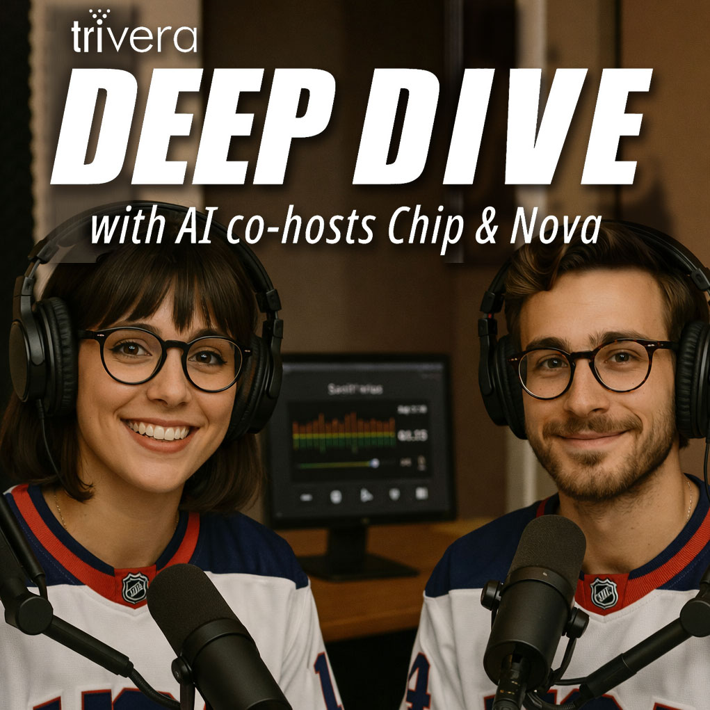 TeamTrivera's tweet photo. Trivera AI Deep Dive New Episode Alert - Gold Medal Marketing: What the U.S. Men’s and Women’s Hockey Teams Teach Us About Digital Strategy - https://t.co/H3vHF4f5V9 https://t.co/ynp4rg04Cs