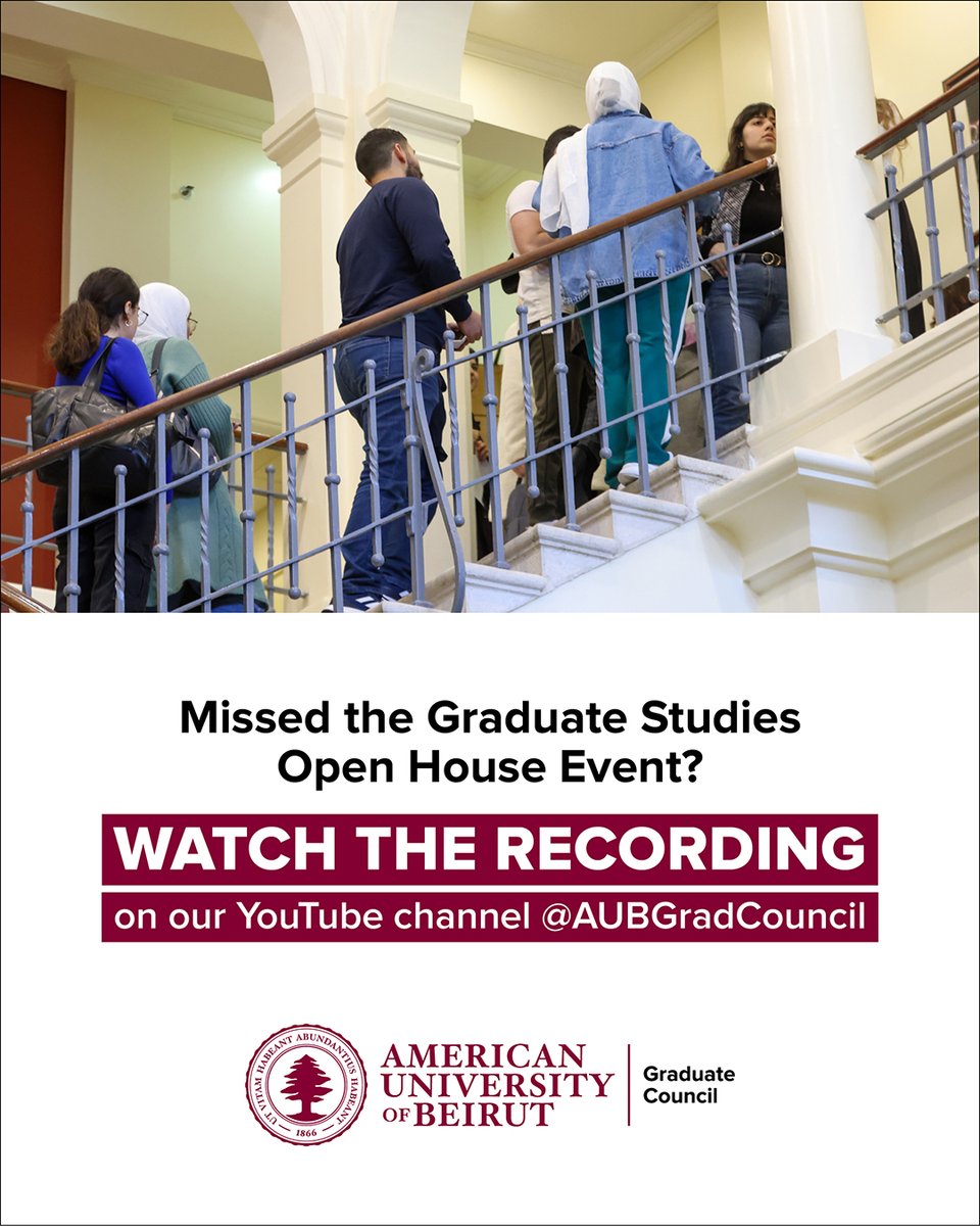 AUB Graduate Council tweet media