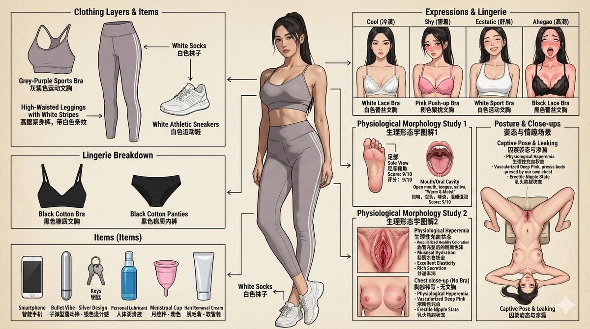 Detailed Concept Art Breakdown Prompt for Female Game Character