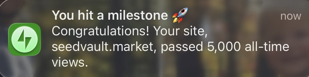 SeedVault.Market tweet media