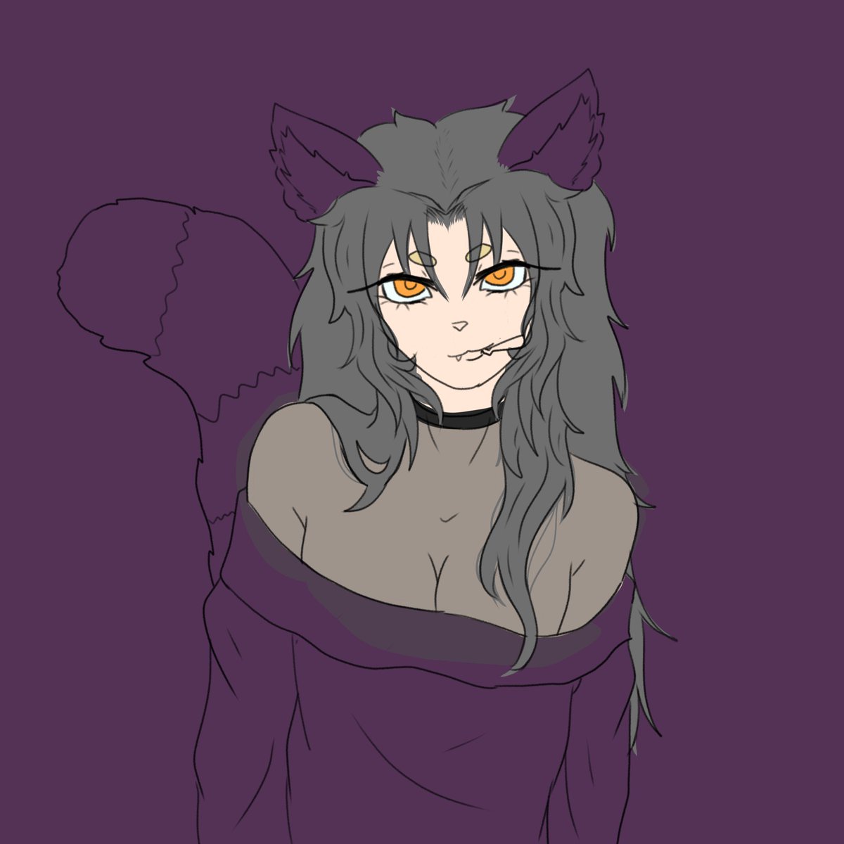 Booftress's tweet photo. Work in progress for my humanoid avatar. Art by me. Reference is by pixelcadete on instagram https://t.co/DgZNSDtVEn