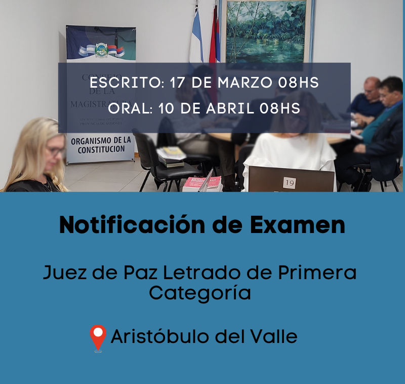 Consejo de la Magistratura de Misiones tweet media