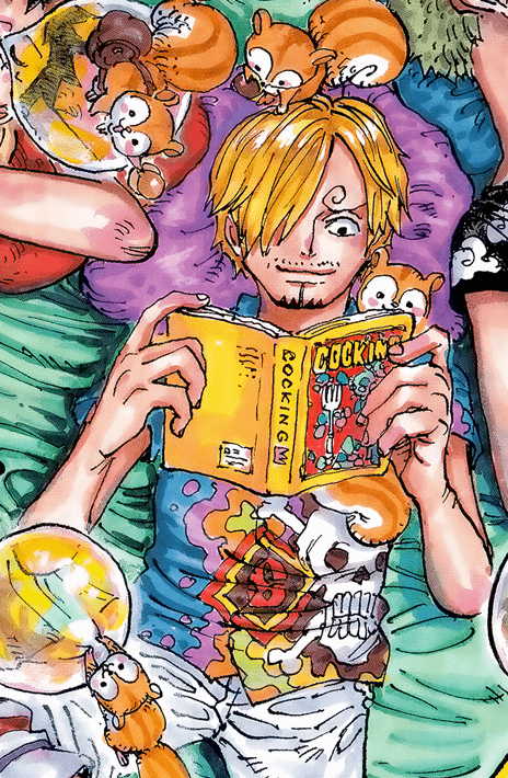 OPjinz's tweet photo. So Sanji is going to unlock his CoC fighting an enemy with an orange and yellow color scheme and has a fork-like weapon?😆 https://t.co/csDaNtV1wH