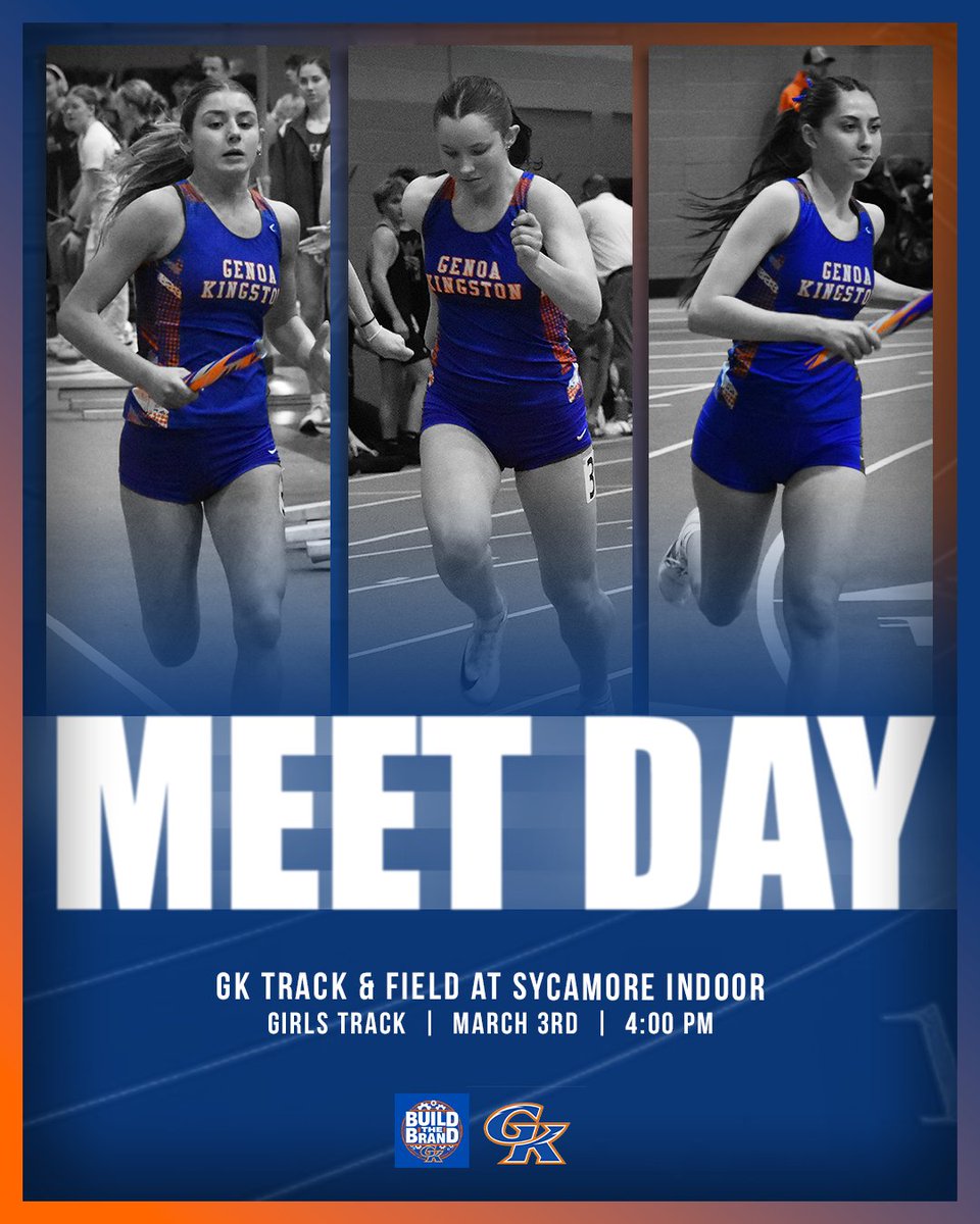 GKCogsAthletics's tweet photo. The Girls Track &amp; Field team will make the short trip down to Sycamore today for their second Indoor event of the young season.  Field Events will begin at 4:00.
#gkcogs #BuildTheBrand https://t.co/Y2M6XRvDmv