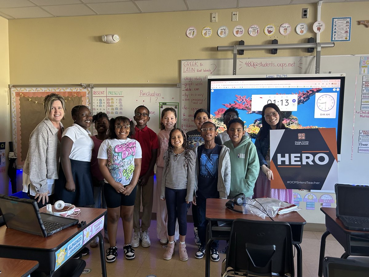 OCPS_R2Succeed's tweet photo. As Team Lead, Ms Vu is a model teacher. She is always ready to plan and teach classes that meet the needs of all scholars. Her enthusiasm, songs, & smiles are why she is @LakeWestonES1 #OCPSHeroTeacher #impactcdl @OCPSnews @CDLocps https://t.co/R0vgfZk3fO