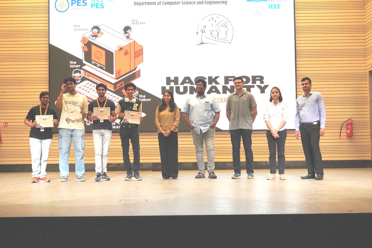 PES University tweet media