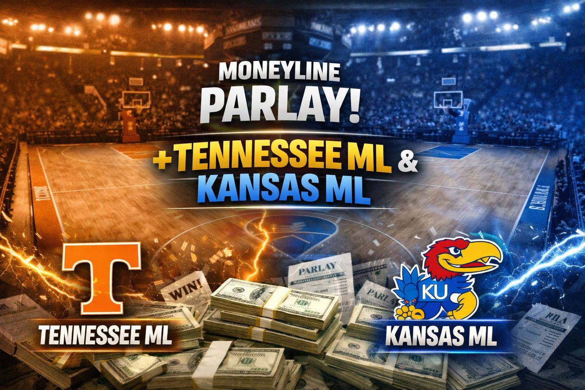 blackoutbettors's tweet image. 🚨LADDER CHALLENGE🚨

TRYING TO TURN $20 INTO $200 IN A FEW DAYS!
DAY 1 HIT WITH @ArizonaMBB  SO WE ARE ON TO DAY 2💰💰

🪜PICK #2 $26.50 --&amp;gt; $46.10🪜
TENNESSEE ML/KANSAS ML PARLAY
#VolHoops #RockChalk #CBB #DraftKings #GamblingTwitter #LadderChallenge