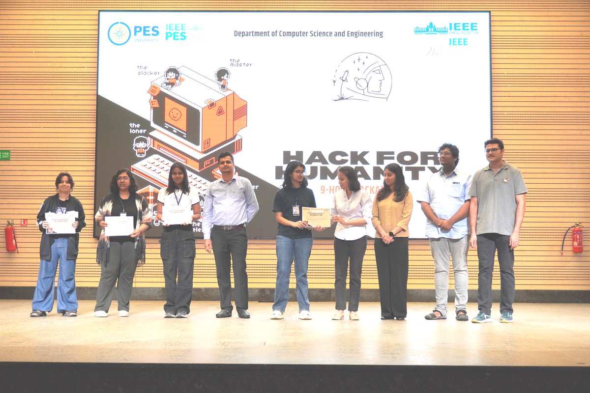 PES University tweet media