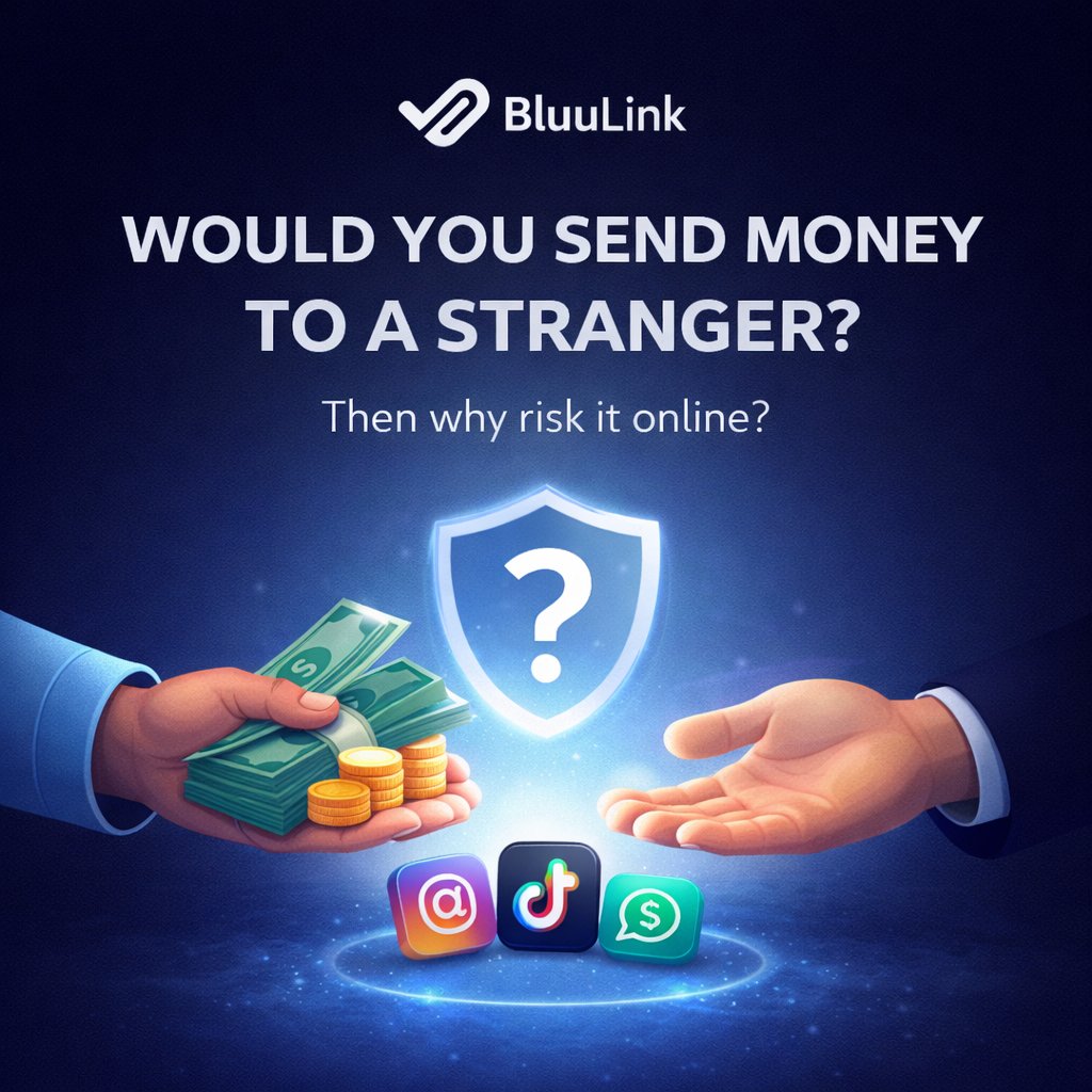 bluulink's tweet image. The problem isn’t social commerce. The problem is unprotected payments.

BluuLink ensures your money is secure until the deal is completed.

#SecureTransactions #BluuLink #EcommerceSafety #TrustOnline