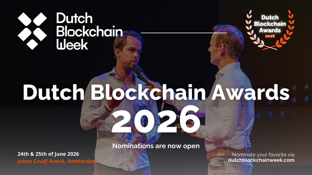 Dutch Blockchain Week tweet media