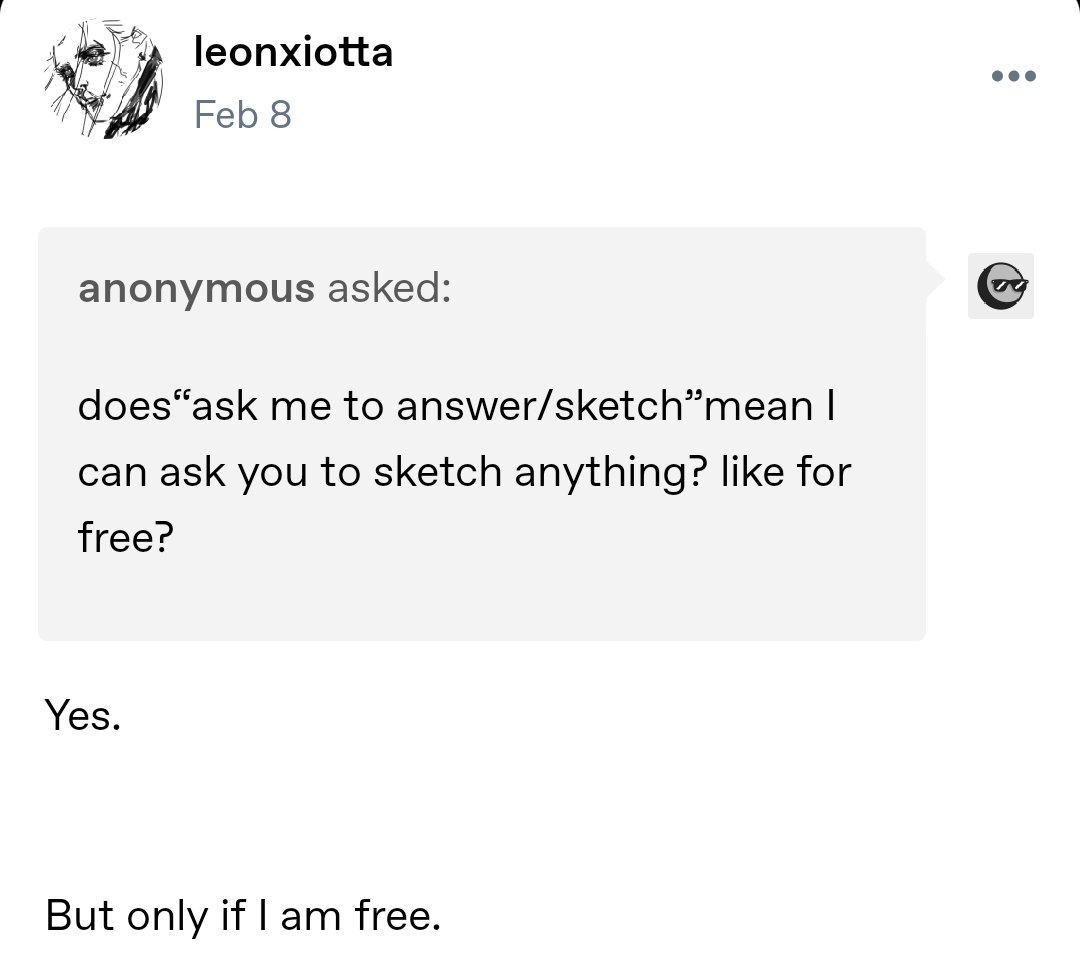 Yall can ask or request me to sketch anything here. Too lazy to make my strawpage.