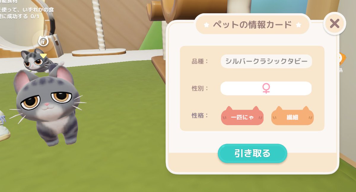 他のﾈｺﾁｬﾝがサバトラとかサビ猫とかの適当な紹介の中この子だけめちゃ