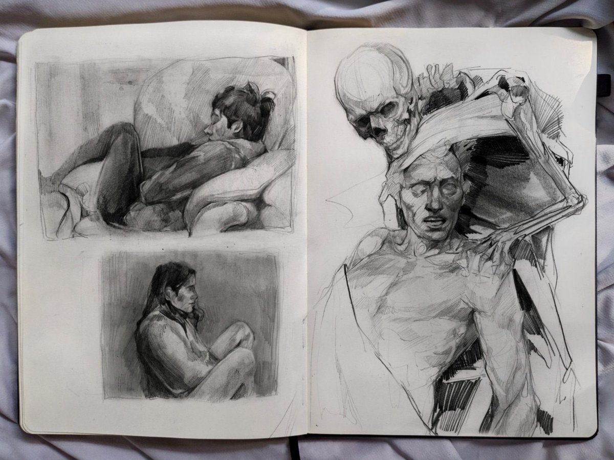 searchsignal's tweet photo. me vs my sketchbook https://t.co/pfody6lO3p
