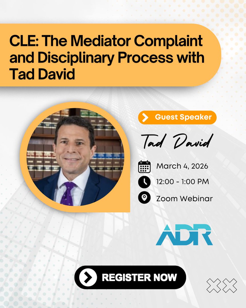 Alternative Dispute Resolution Section tweet media