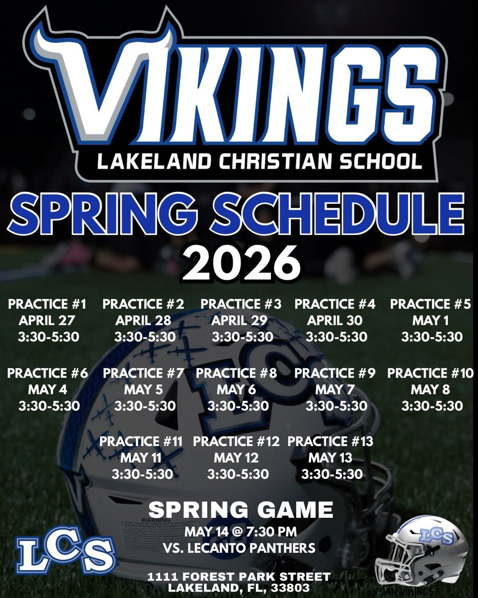 Lakeland Christian Football tweet media