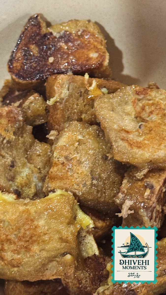 Pumpernickel roast paan… because sometimes you need your dessert to come with a little attitude. #DhivehiMoments