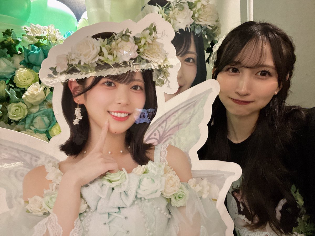 ゆうかちゃん生誕祭ありがとうございました！💚 感極まってちゃんと