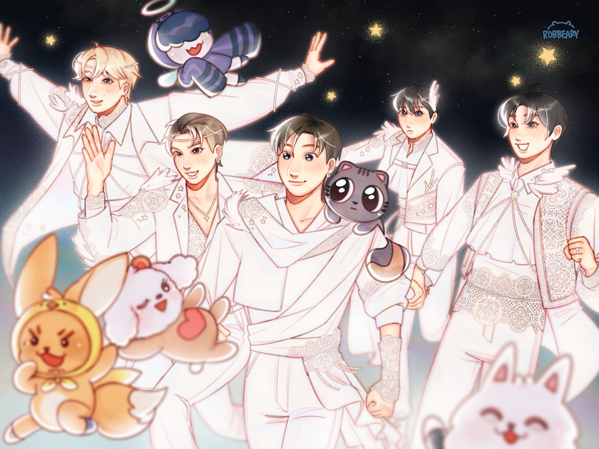 robbeary's tweet photo. Let's stay together — tomorrow as well⭐️
Happy 7th anniversary to our stars!

#ForeverTogetherWithTXT #TXTfanart
#칠년을_넘어_투바투의_여행은_계속될거야 https://t.co/kWgu3VtrmA