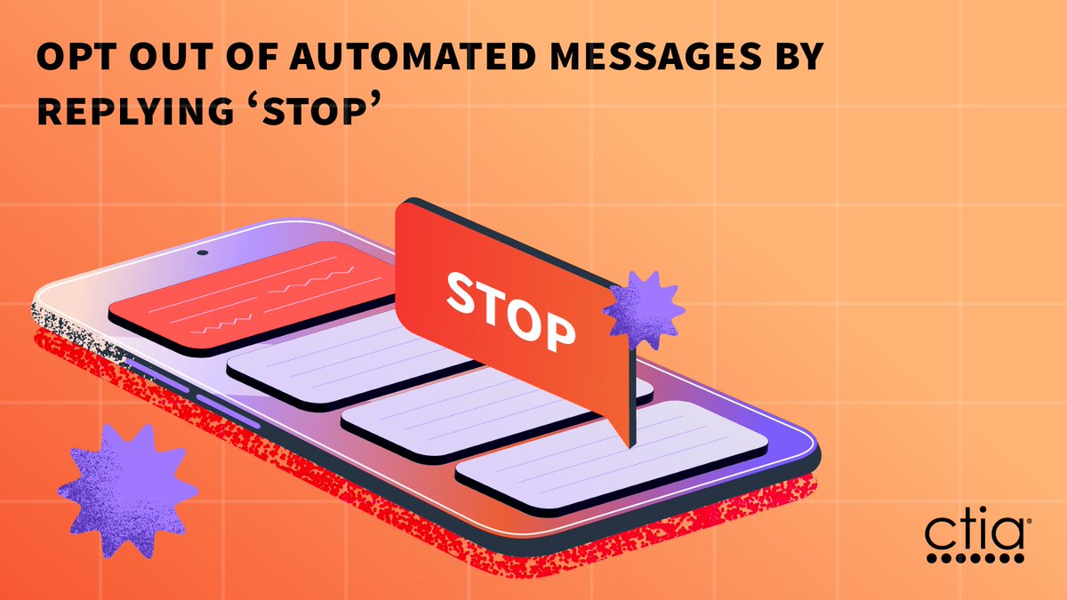 CTIA's tweet photo. This week is National #ConsumerProtectionWeek and we’re sharing tips on how you can protect yourself from unwanted texts. Follow our tips to keep spammers at bay and away 🚫 from your text messages. For more, visit: https://t.co/JPRCxcp4p7 #NCPW2026 https://t.co/12nJq2yTgY