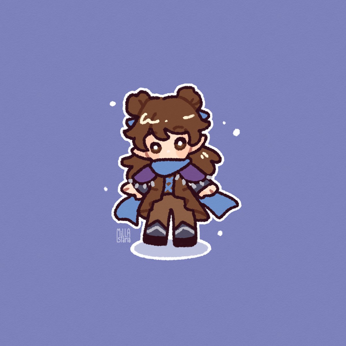 MillaStaria's tweet photo. today's mini fella is bannerfall rusty!
#BannerfallSMP #rustycourage #minifellas #art https://t.co/0AcTKSgNwU