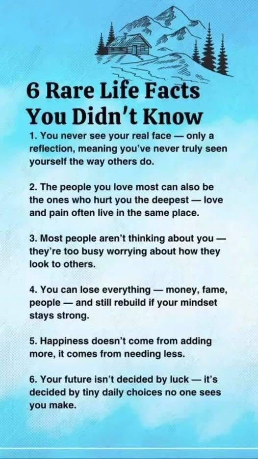 6 Rare Life Facts You Didn't Know