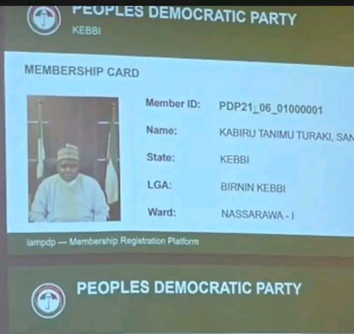 MarvelousNwafor's tweet image. #IAMPDP:

Barrister Kabiru Tanimu Turaki SAN,   National Chairman of Peoples Democratic Party (PDP) has registered