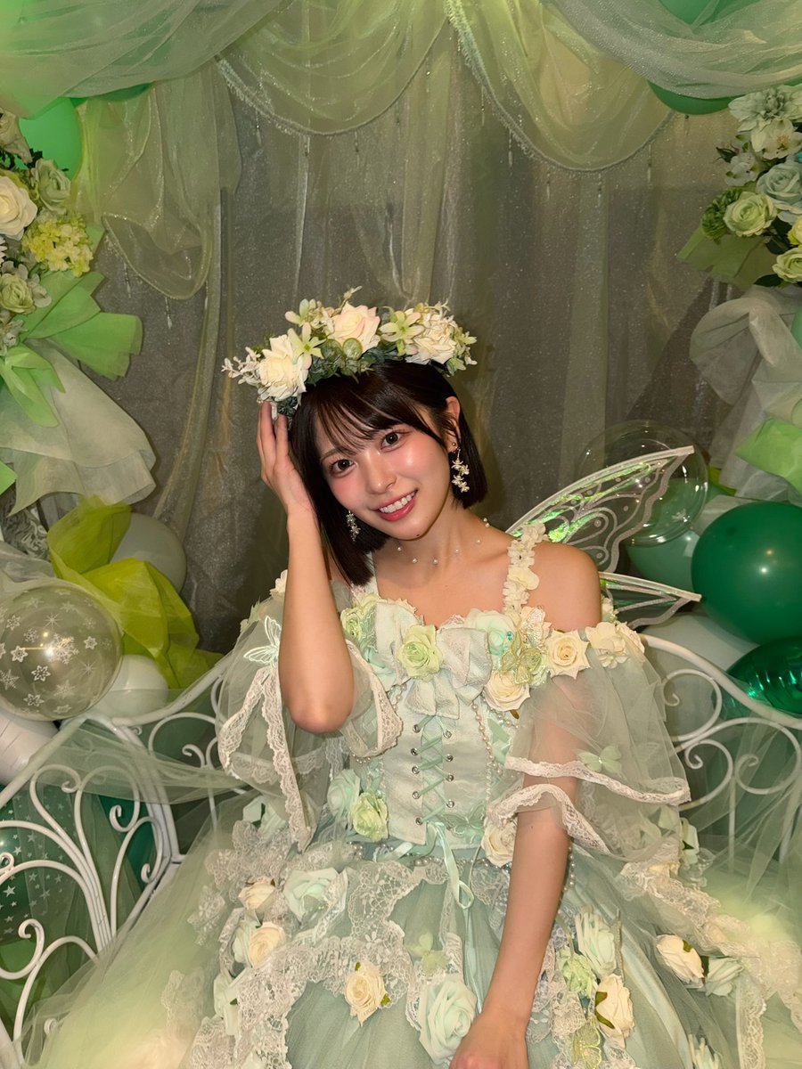 yuka_kimisora's tweet photo. 内山優花生誕祭 にお越しくださった
皆さん！ありがとうございました🧚🏻🎂

キミそらで迎える2回目の生誕祭！
私らしいライブになっていたかなーー、？
沢山コールも聞けて 幸せでした🙇🏻‍♀️♡
緑のペンライトもいーっぱいありがとう☺︎
大好きなアイドルさんの楽曲も、
大好きなメンバーとカバーさせていただいたり
可愛いフラスタにケーキもいただいたり🥹🫶🏻
とっても幸せな一日でした！ありがとう！
今日来てくれた方も楽しい時間になってたらいいな！

これからも君のアイドルで居られますように