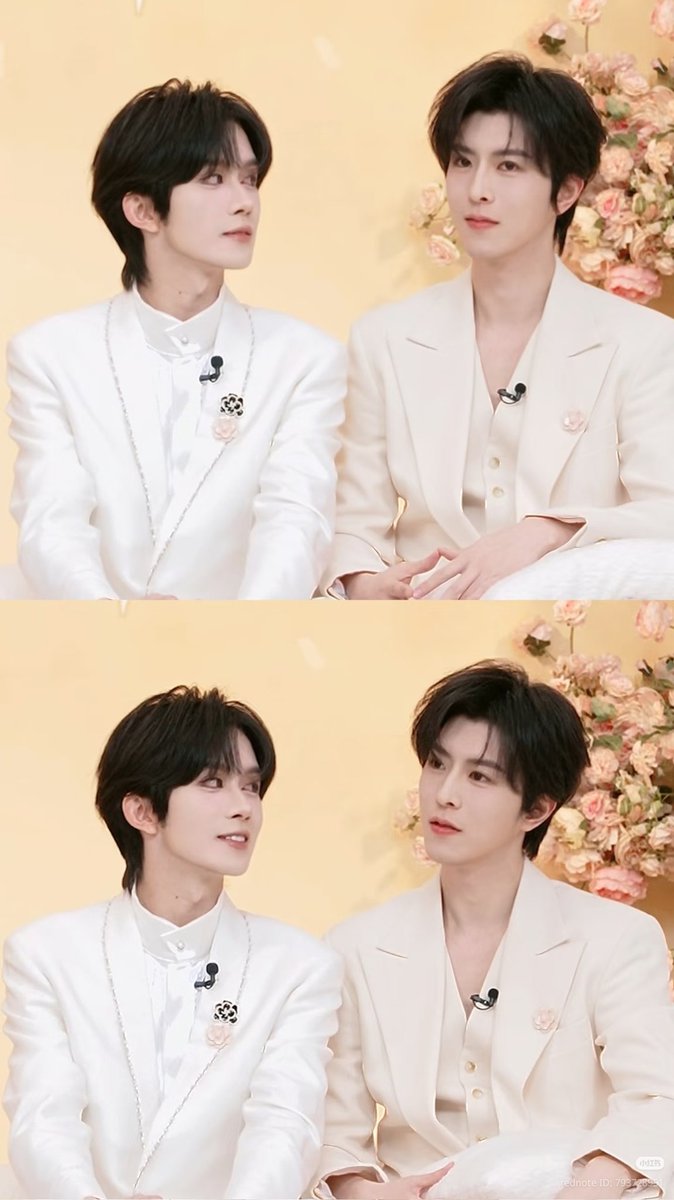 Can't take his eyes off of his pretty baobao 😭💜
