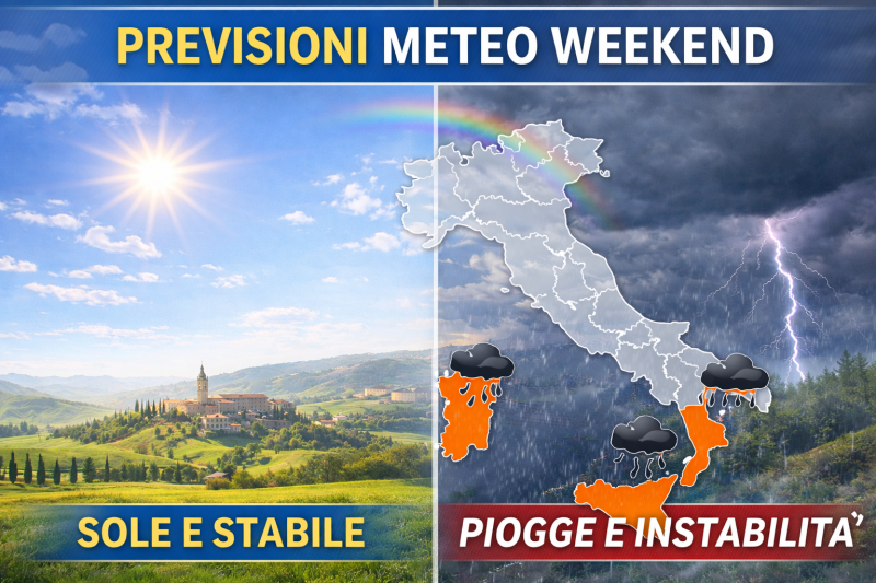 Weekend diviso in due: sole primaverile e piogge sulle isole 

GUARDA QUI:  ift.tt/jDkSn1B
