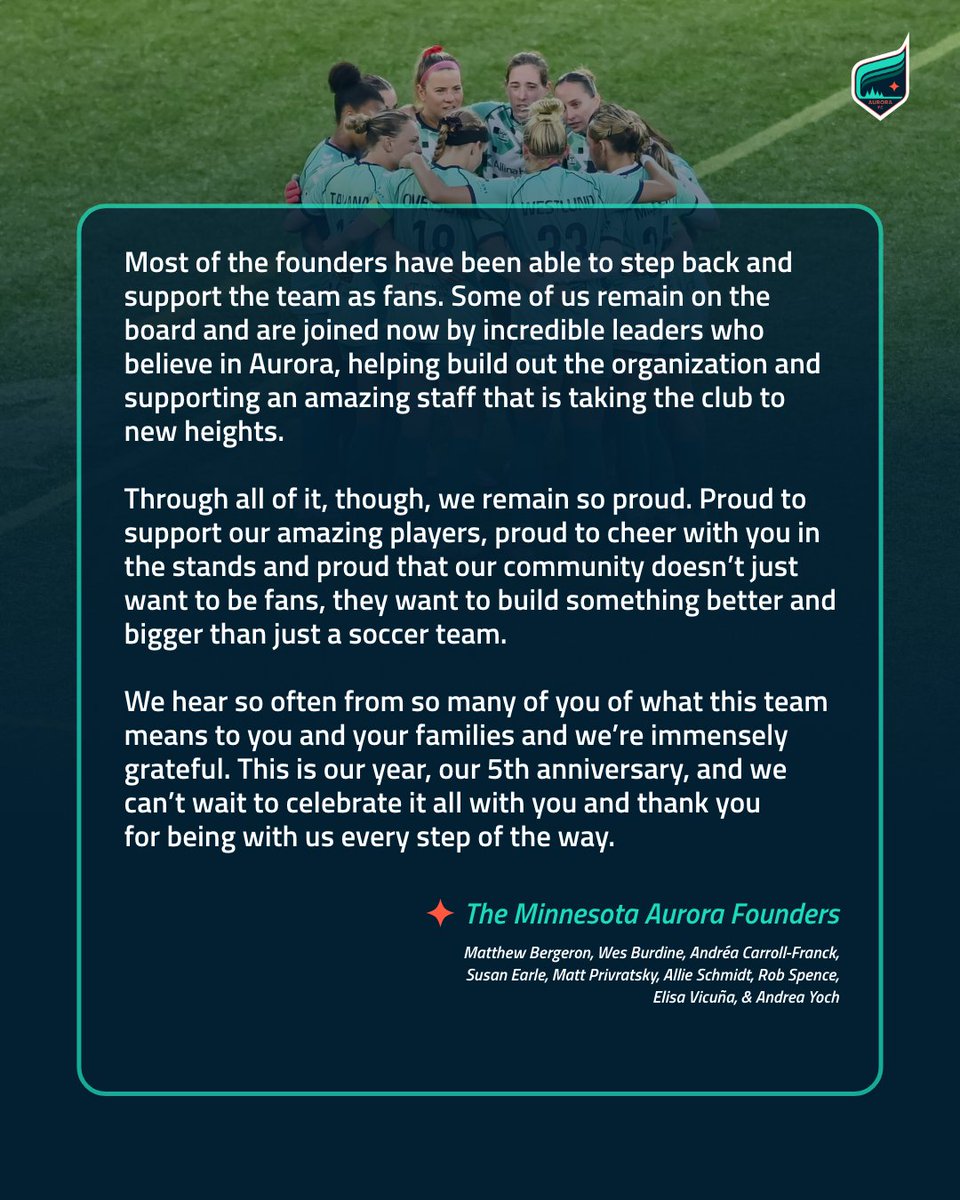 Minnesota Aurora FC tweet media