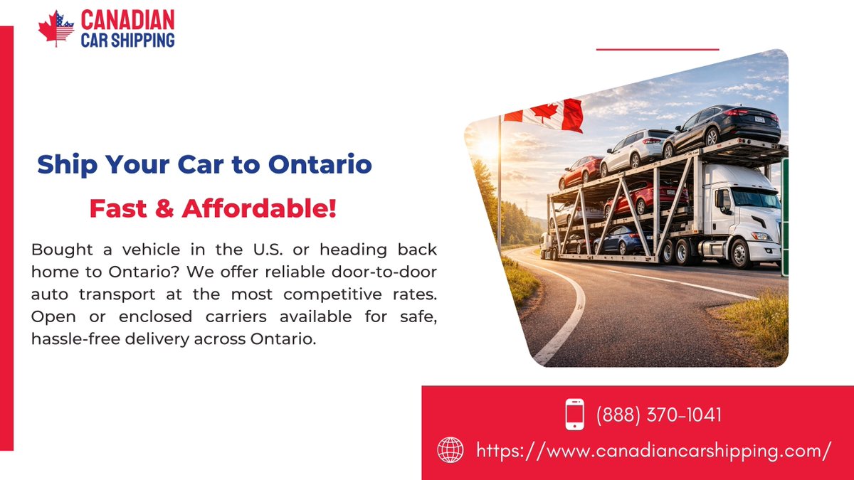 Canadian Car Shipping tweet media