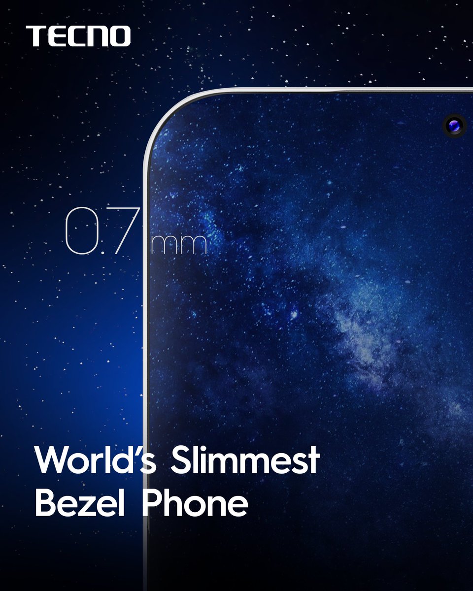 TechHome100's tweet image. TECNO Slim 2 Concept 
▫️ 0.7mm Ultra narrow bezels 🥶
▫️ 5.49mm Ultra-thin Design 
#Tecno #TecnoSlim2