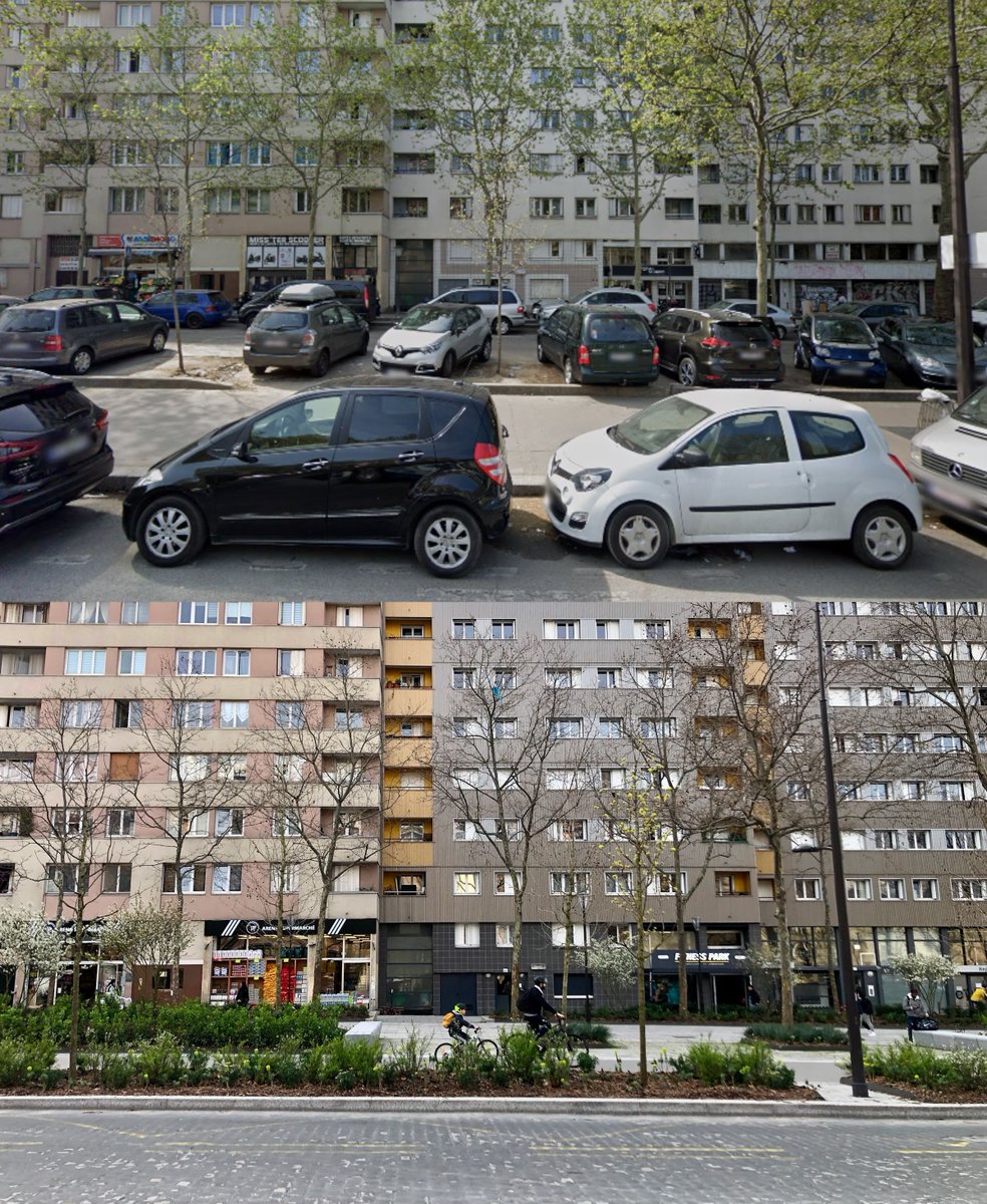 Quatre Avant / Après Porte de la Chapelle