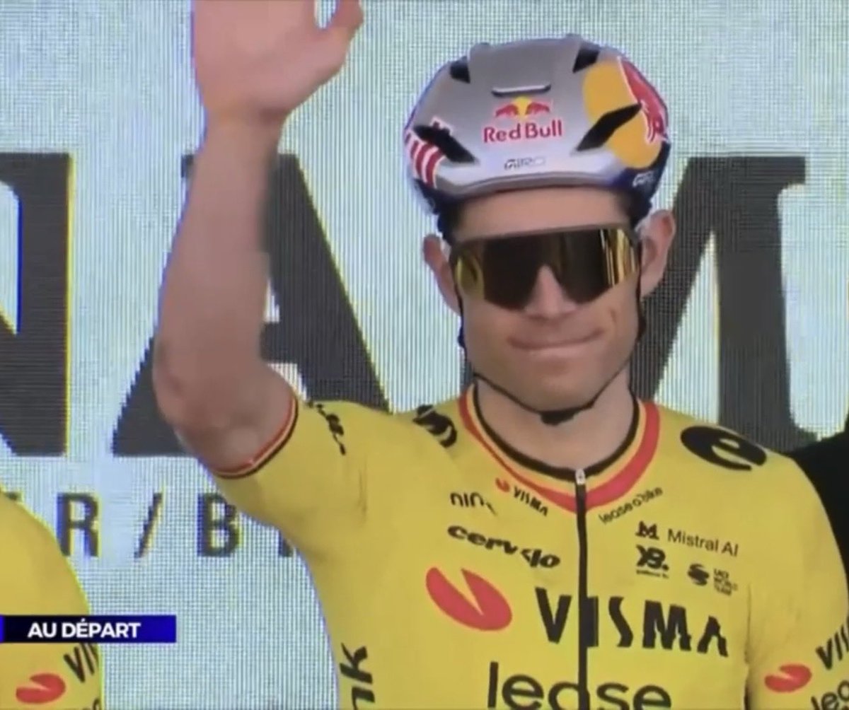 Cycling_Kingdom's tweet photo. 🫡 Wout is back! 👋

🇧🇪  Le Samyn 2026 🚴
🗓️ Tuesday, March 3rd 🗓️ 

@WoutvanAert @vismaleaseabike 
#WoutvanAert #Visma #Vismalab 
@GPSamyn #LeSamyn #Quaregnon #Dour #RuedeBelleVue #CôtedelaRoquette #Belgium https://t.co/5lHdLCrEbk