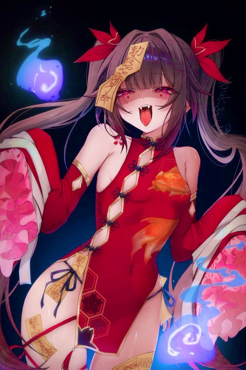 ElationInsanity's tweet photo. *Sparkle decides to cause some chaos, spooking civilians as a Jianshi, getting a laugh from their fright~* https://t.co/IAq5D5tPe6